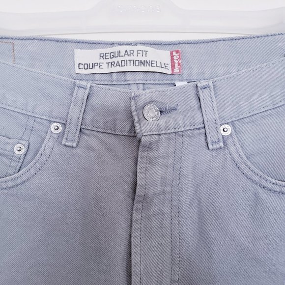Levi's 505 Denim Jeans - Grey - Picture 3 of 16